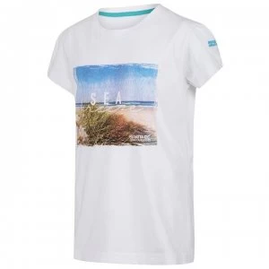 Image of Regatta Bosley III Cotton T-Shirt - WhiteSeaBree