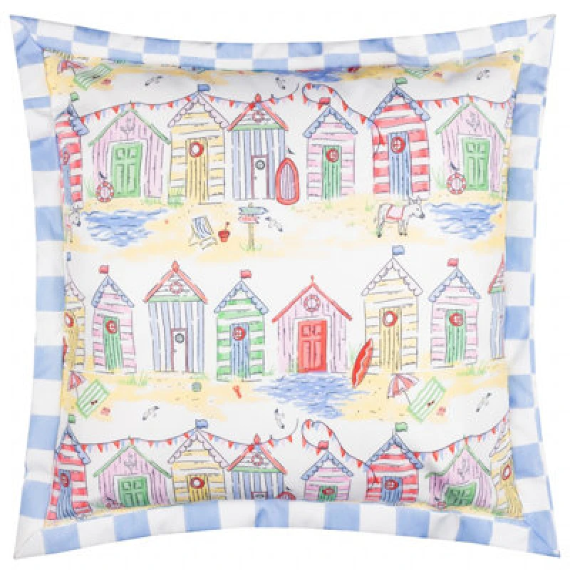 Image of Furn. Beach Huts Outdoor Square Cushion
