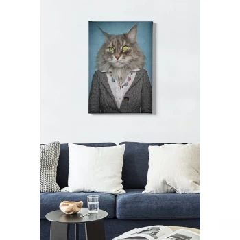 Image of Kanvas Tablo (50 x 70) - 76 Multicolor Decorative Canvas Painting