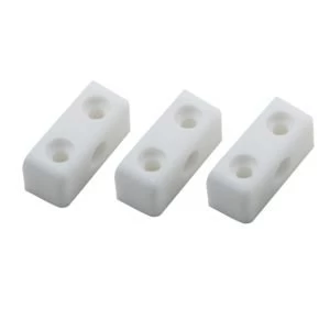 Image of BQ White Fixing Block Pack of 24