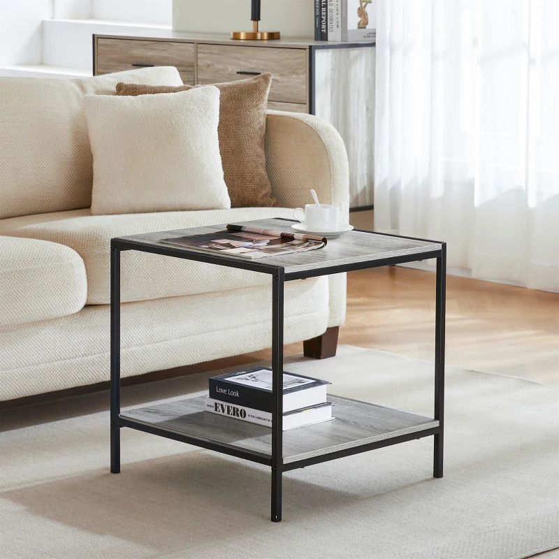 Image of Lassic Vida Designs Brooklyn End Table Grey unisex One Size