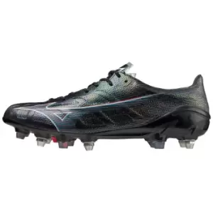 Image of Mizuno Alpha Made In Japan Soft Ground Football Boots - Black