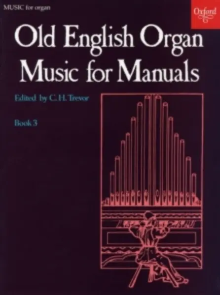 Image of old english organ music for manuals book 3