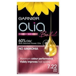 Image of Garnier Olia Bold 7.22 Deep Rose Permanent Hair Dye