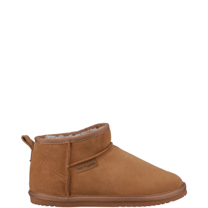 Image of Hush Puppies Ashanti Slippers Tan female 5 (38)