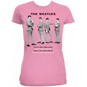 Image of The Beatles You Cant Do That Pink Ladies TS: Medium