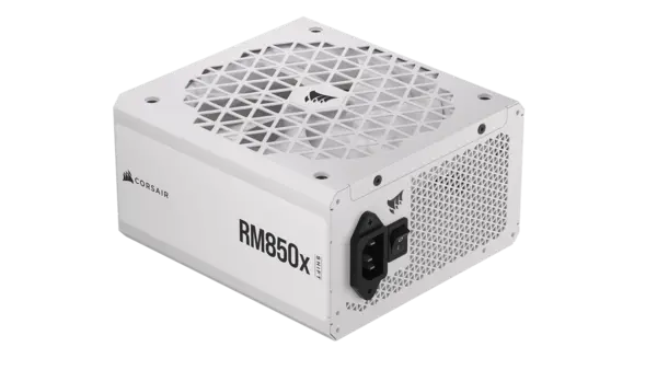 Image of Corsair RM850x Shift White Gold 850W ATX 3.0 Power Supply Unit - CP-9020274-UK