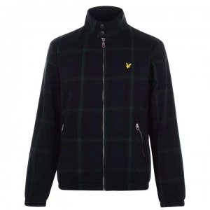 Image of Lyle and Scott Classic Harrington Jacket - Navy Check Z612