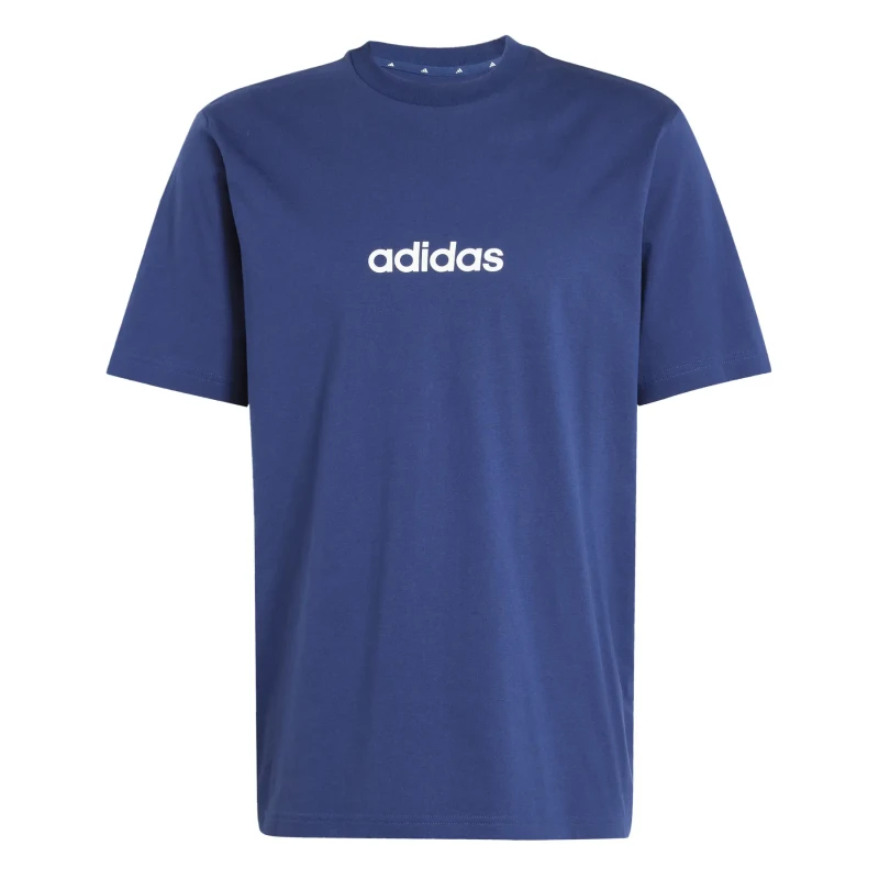 Image of adidas Essentials Single Jersey Logo T-Shirt Mens - Blue Blue XL