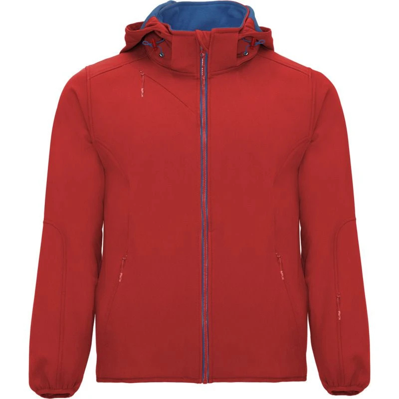 Image of ROLY ROLY Men Siberia Soft Shell Jacket in Red Size: X-Small Red XS Male 5063470467150