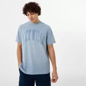 Image of Jack Wills Uneven Dye T-Shirt - Blue