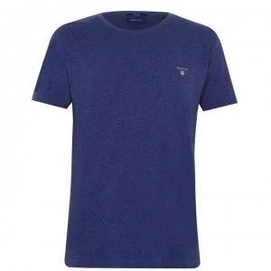 Image of Gant Crew Logo T Shirt - Indigo 902
