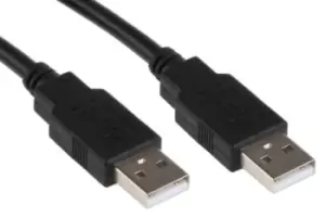 Image of Roline Male USB A to Male USB A USB Cable Assembly, 0.8m, USB 2.0