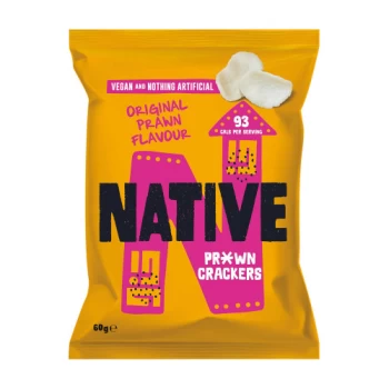 Image of Native Snacks Pr*wn Crackers Original - 60g (12 minimum)