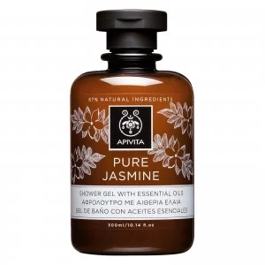 Image of Apivita Pure Jasmine Shower Gel with Essential Oils 250ml