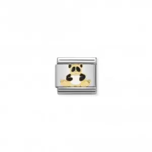 Image of Nomination Composable Classic th Animals Enamel Gold Pa Link 030212/39