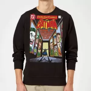 Image of Batman The Dark Knight's Rogues Gallery Cover Sweatshirt - Black - M