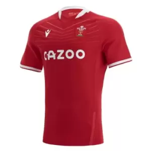 Image of Macron Wales Home Pro Shirt 2021 2022 - Red