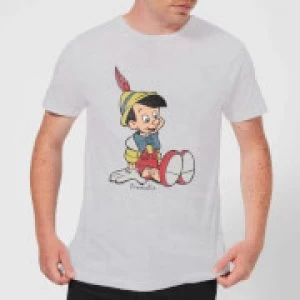 Image of Disney Pinocchio Classic Mens T-Shirt - Grey - M