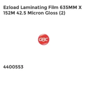 Image of Ezload Laminating Film 635MM X 152M 42.5 Micron Gloss (2)