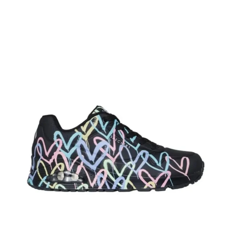 Image of Womens Trainers Skechers Uno-Spread The Love Noir Female 37