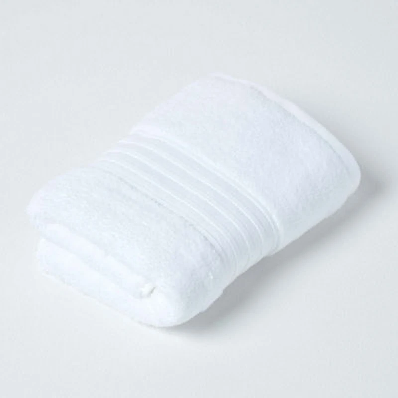 Image of Homescapes Zero Twist Supima Cotton Hand Towel, White