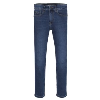 Image of Calvin Klein Jeans ESSENTIAL ROYAL Blue STRETCH boys's in Blue - Sizes 8 years,10 years,12 years,14 years,16 years