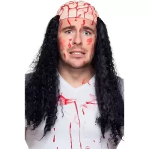 Image of Bloody Brain Wigs Horror with Hair
