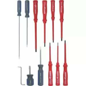 Image of Electricians Screwdriver, Set of 12 - Kennedy