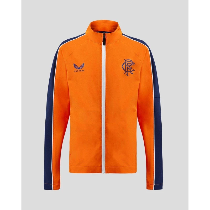 Image of Castore Rangers FC Anthem Jacket - Orange Orange S
