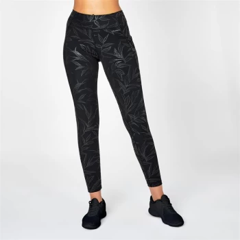 Image of USA Pro Mid Rise Leggings - Floral Gloss