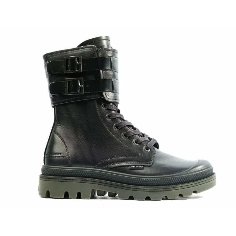 Image of Palladium Leather boots Palladium Pampa Atelier R Noir Unisex 37