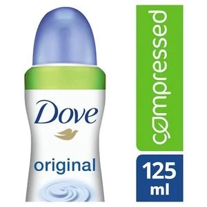 Image of Dove Original Aerosol Deodorant Compressed 125ml