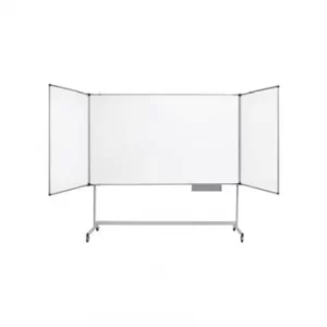 Image of Magnetic Folding Whiteboard with Mobile Castors 1500X1000MM
