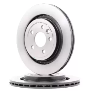 Image of BREMBO Brake disc VOLVO 09.9587.11 30736316,30769060,31341483 Brake rotor,Brake discs,Brake rotors