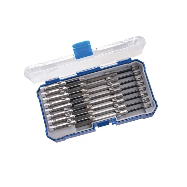 Image of Impact Screwdriver Bit Set 16 Piece PZ2 PH2 75mm 150mm Case XMS23LBITS - Faithfull