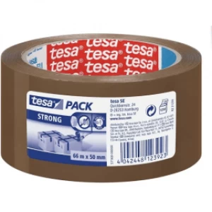 Image of Tesa Strong Packaging Tape 50mm x 66m - Brown (1 Roll)