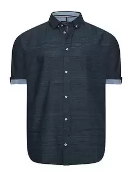 Image of BadRhino Slub Shirt - Navy, Size L, Men