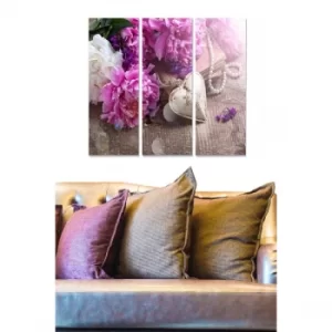 Image of MDF303532223 Multicolor Decorative MDF Painting (3 Pieces)