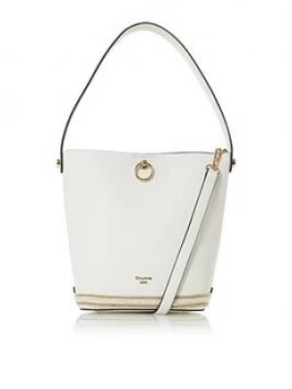 Image of Dune London Danika Bucket Bag - White