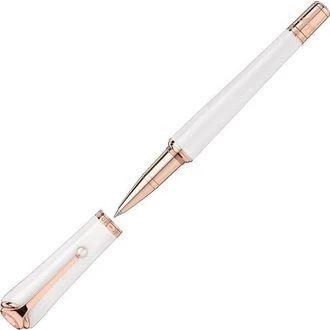 Image of Mont Blanc - Mont Blanc Muses Marilyn Monroe Special Edition Pearl Rollerball - Rollerball Pens - White