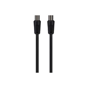 Image of Maplin Aerial/TV Coax IEC Plug to Coax Socket Cable 5m
