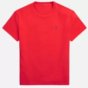 Image of Polo Ralph Lauren Mens Classic Fit Heavyweight T-Shirt - Tomato - L