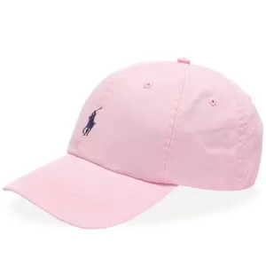 Image of Polo Ralph Lauren Mens Classic Sport Cap - Carmel Pink/Jewel Blue
