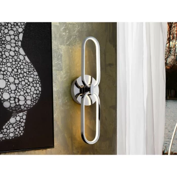 Image of Schuller Lighting - Schuller Colette - Integrated LED Wall Light, Chrome