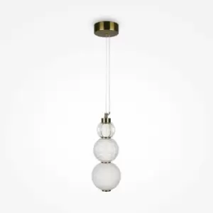 Image of Maytoni Maytoni Collar Modern Integrated LED Pendant Ceiling Light Gold 3000K