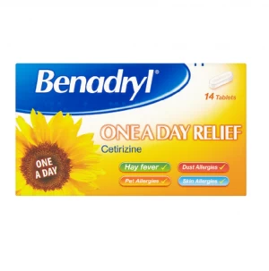 Image of Benadryl One A Day Relief Cetirizine -14 Tablets