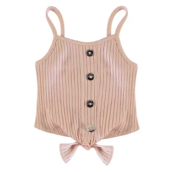 Image of Firetrap Button Vest Top Infant Girls - Lotus Pink