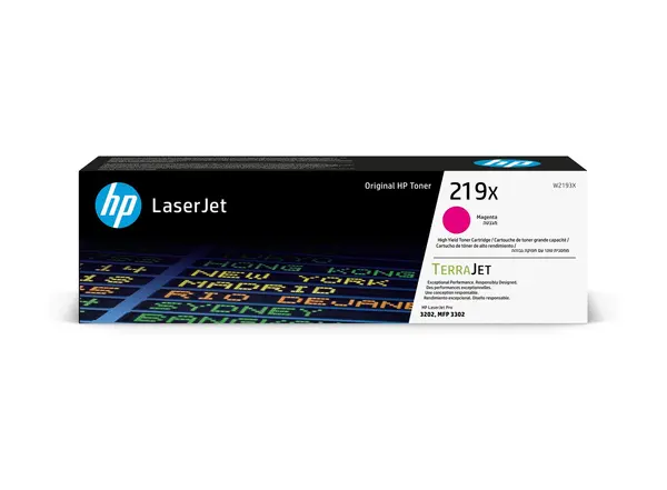 Image of HP 219X Magenta High Capacity Toner Cartridge - W2193X (Original)