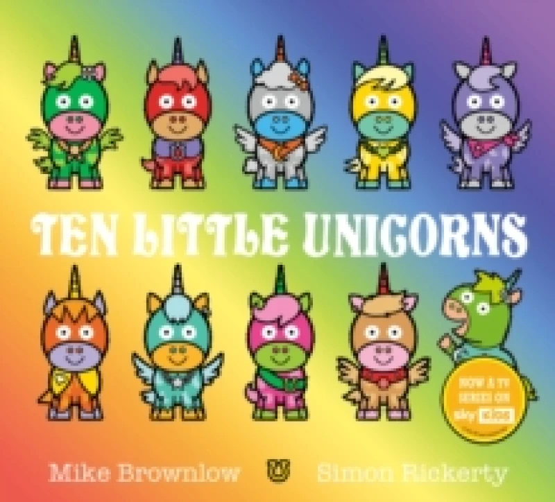 Image of Mike Brownlow Ten Little Unicorns Book Multi unisex